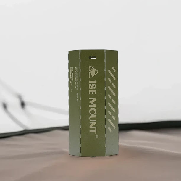 Funda protectora para tanque de gasolina, estuche anticaída para bidones de gasolina, funda protectora metálica para bidones de gasolina para acampar al aire libre