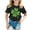 Black-B, variant on St. Patricks Day Shirt Toddler Four Leaf Short Sleeve Shirt Holiday Clothes for Girls Boys 12-13 Years
