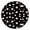 Floral, variant on 72 Inch Round Stretch Tablecloth - Ethnic Mandala Pattern Waterproof Fitted Table Cover, Anti-Slip Elastic Edge for Outdoor Picnics & Parties