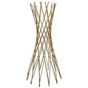 LeCeleBee Carbonized Skinless Willow Funnel Trellis 72" H