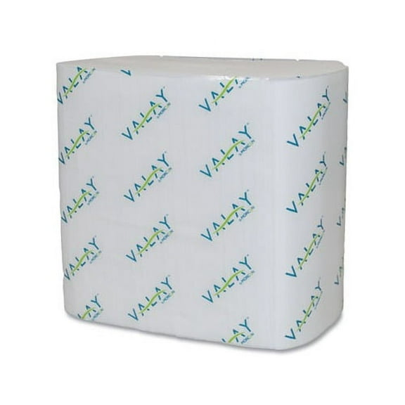 Morcon Paper 4500VN Valay 6.5 in. x 8.25 in. 2-Ply Interfolded Napkins - White (6000/Carton)