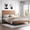 Antique brown#2, variant on Full Size Adjustable Bed Base, Full size metal bed frame, square platform bed with under-bed storage, no spring-loaded mattress required, vintage brown, Antique Brown Bed Frames,Platform Bed Frames