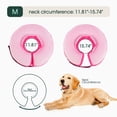 thumbnail image 4 of Kuoser Soft Inflatable Dog Cone for Recovery after Surgery, Alternative to Plastic E-Collar for Small Medium Large Dogs, Rose-red, M, 4 of 8