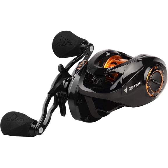 KastKing  Bait Finesse Baitcasting Reel Carbon Fiber Drag Clicker Version 7.2:1 Gear Ratio 5.6oz-Zephyr