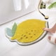 thumbnail image 4 of Alfombra de baño con forma de fruta, bonita alfombra de baño, especialmente absorbente, muy suave y de secado rápido, ideal para el baño de la habitación de los niños u otras habitaciones., 4 of 6
