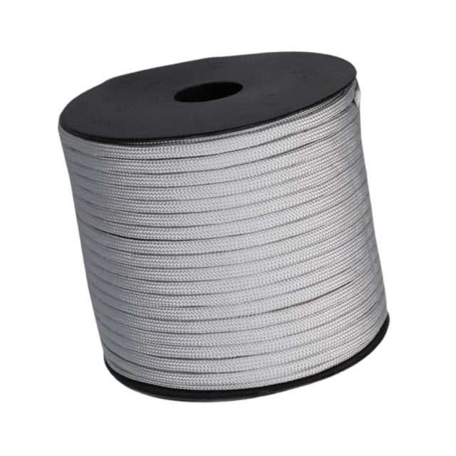 pitrice Paracorde de Camping Multifonction 4 mm Cordon de Parachute pour Survie Voyage Randonnée Gris Argenté 50 m