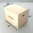 thumbnail image 2 of Synergee 3 in 1 Wood Plyometric Box for Jump Training and Conditioning 30/24/20, 2 of 7