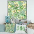 thumbnail image 3 of Designart 'Yellow Flowers and Tropical Foliage XIV' Modern Framed Art Print, 3 of 4
