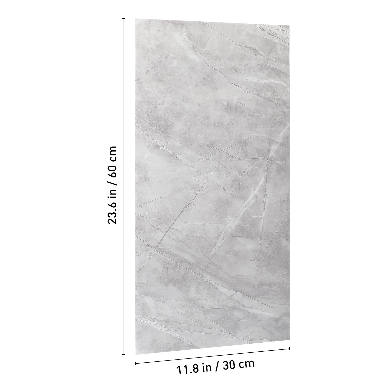 20pcs Shower Wall Panels 30x60cm Self-Adhesive Waterproof Marble Pattern Wall Stickers Modern Tile Decals For Bathroom And Kitchen Decor