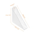 thumbnail image 2 of 12Pack Corner Protectors 12x66mm Plastic Right Angle Corner Guards Cushion, White, 2 of 6