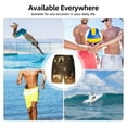 thumbnail image 6 of Uemuo Gold butterfly glitter Pattern Mens Swim Trunks Quick Dry Board Shorts with Mesh Lining, Stretch Beach Shorts Quick Dry No-Chafing Board Shorts-X-Large, 6 of 6