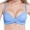 A-Blue191, variant on Womens Push Up Bra Underwire Lace Trim Shaping Bra Padded Side Support Adjustable Thin Strap Back Closure Comfort Bra