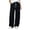 a01Black, variant on Yyeselk Womens Wide Leg Sweatpants Fall Baggy Drawstring Elastic High Waisted Joggers Lounge Pants with Pockets Gray M