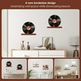 thumbnail image 6 of 2Pcs Wall Mounted Vinyl Record Shelf Wooden Vinyl Record Display Floating Shelf Easy Install Album Storage Holder for Displaying CD Book Artwork, 6 of 11