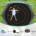 thumbnail image 6 of LHX 10FT 14FT 16FT Trampoline with Enclosure Net, Outdoor Trampolines for Kids Adult, Backyard Trampoline with Basketball Hoop, Ladder, Stakes, Lights, Sprinklers, Socks, Heavy Duty, 1000 LBS Loading, 6 of 9