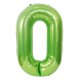 thumbnail image 5 of Kearding Globo de papel de aluminio para niños, decoración de pared para el hogar y la Oficina, adorno para fiesta de boda, degradado, número verde 0-9 Type2 NO2 Kearding CBP166540, 5 of 6