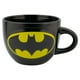 thumbnail image 1 of Taza Jumbo de Cerámica, Escudo Batman con Relieve, Tarro Multiusos, Capacidad 750 ml, Negro, 1 of 3