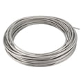 thumbnail image 3 of Uxcell 0.16" (4mm) 98.4ft 304 Cable de Acero Inoxidable 7 x 7 Estrands Recubierto de PVC, 3 of 5