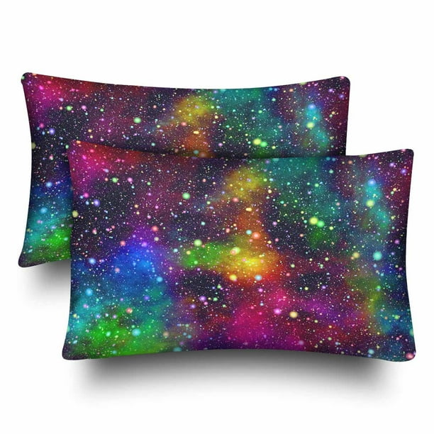 GCKG Universe Nebula Night Starry Sky Rainbow Outer Space Glitter