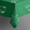 thumbnail image 3 of Merry Christmas Table Cover Wrinkle Resistant Washable Tablecolths Table Covers Winter Snowflake Tablecloth for Dining Kitchen Restaurant Birthday Rectangle,60x84inches, 3 of 5