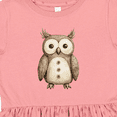 thumbnail image 4 of Inktastic Cute Owl Girls Toddler Dress, 4 of 5