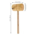 thumbnail image 4 of OUNONA Carpenter Mallet for Woodworking Tools Synthetic Material 1Set, 4 of 5