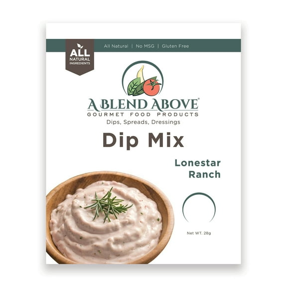 A Blend Above Lonestar Ranch Spicy Dip Mix, Gluten-Free, 3 Pack, 1 oz Each