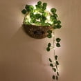 thumbnail image 2 of ZOELNIC Battery Operated Vine Fairy String Lights 20LED Artificial Leaf Hanging Garland Light for Christmas Wedding Bouquets Party Event Home Decor, 2 of 11