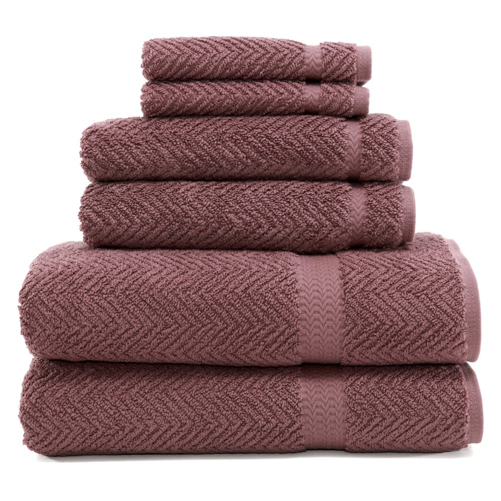 Linum Home Textiles Herringbone 6 Piece Towel Set