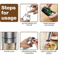 thumbnail image 2 of Gravity Electric Salt and Pepper Grinder Set, Adjustable Coarseness, Mill Grinder, Battery Powered, One Hand Operated, 2 of 5