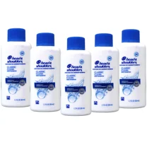 Head & Shoulders Classic Clean Dandruff Shampoo Travel Size 1.7 Fl Oz 5 Pack