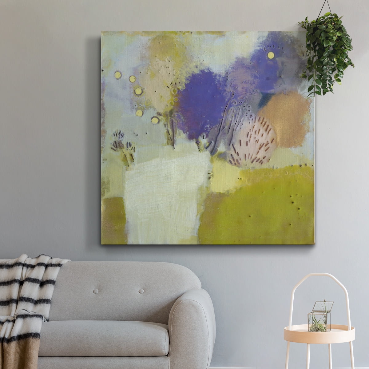Wexford Home Blume I-Premium Gallery Wrapped Canvas, 24" x 24" - Ready to Hang