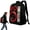 Red, variant on Cool Speaker-Style Backpack,standard Backpack for Women Men Lightweight Sport Rucksack Casual Hiking Travel Daypack