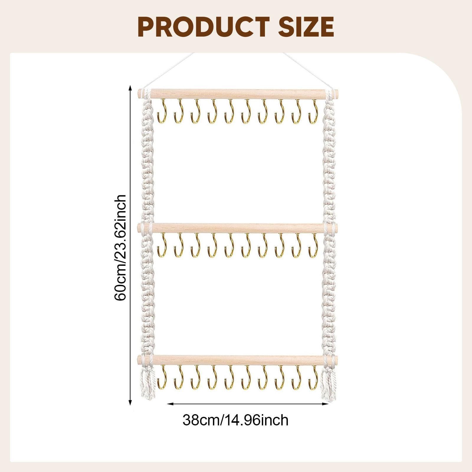LeeQinersw Headband Holder for Girls Room Barrettes Hairpins Hair Accessories Organizer 38cmx60cm