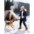 thumbnail image 6 of Wantdo Girl's Puffer Jacket Waterproof Winter Coat Windproof Snow Jacket Warm Coat Navy 6/7, 6 of 10