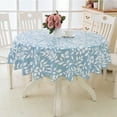 thumbnail image 6 of Joernso PVC Waterproof Lace Wave Edge Round Tablecloth for Kitchen Dining, 6 of 8