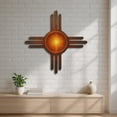 thumbnail image 4 of Geometric Sun Metal Wall Art with Radiant Design, Decorative Wall Decor, 4 of 8