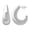Sterling Silver, variant on Fine Jewelry Sterling Silver Round-shape Diamond J-Hoop Earrings (1/2 cttw, I-J Color, I2-I3 Clarity)