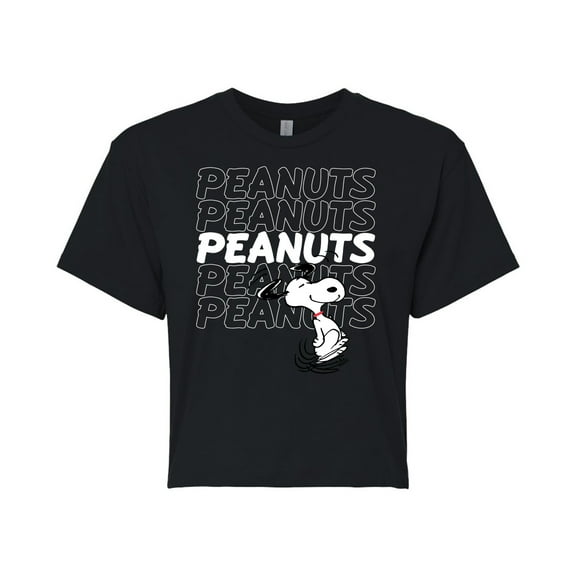 Peanuts - Snoopy Repeat - Cropped Tee