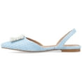 thumbnail image 3 of Journee Womens Hannae Sling Back Pointed Toe Flats, Widths Available, 3 of 9