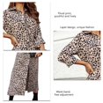 thumbnail image 4 of Vestido de manga larga con botones, vestido de manga larga con estampado floral para mujer, vestido largo de moda con lazo en la cintura, logra más, 4 of 5