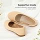thumbnail image 4 of Zapatos Bailarinas Sin Cordones para Niñas DREAM PAIRS Nude Talla 6, 4 of 7