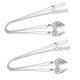 thumbnail image 3 of Collar elegante con empalme de metal y colgante en forma de corazón, regalo de joyería, 2 piezas x 2 juegos, 3 of 14
