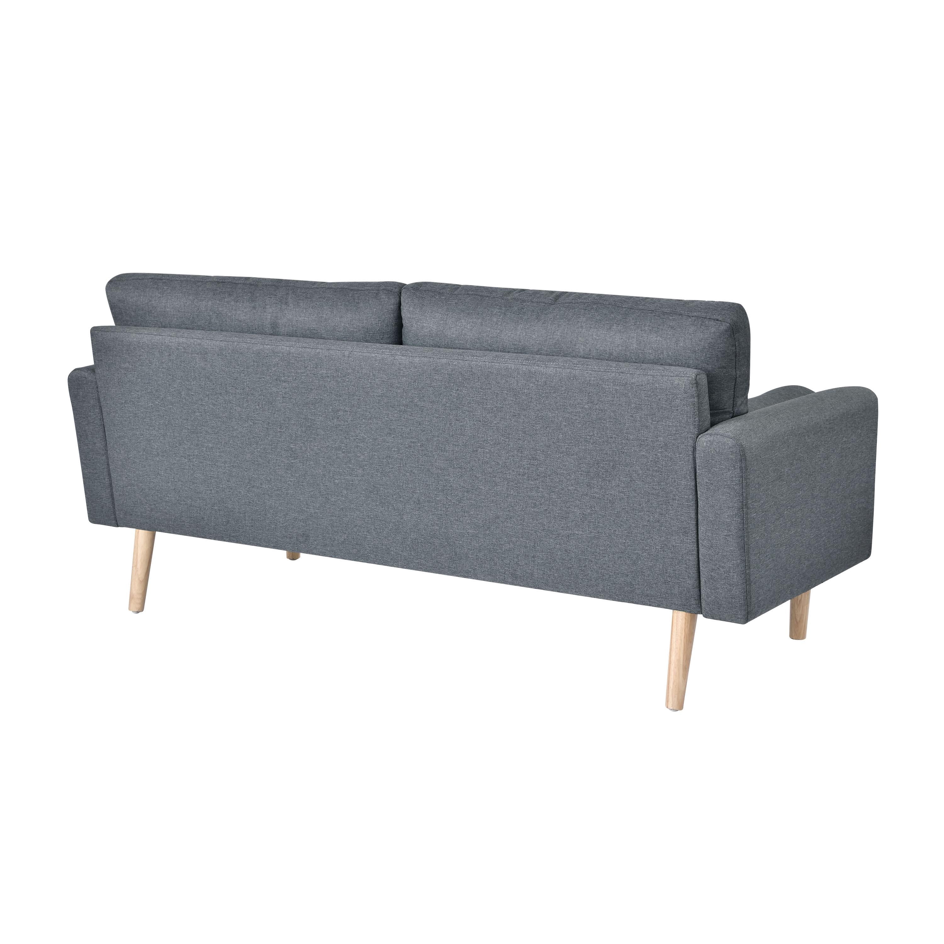 Serta Asher Modern Stationary Sofa, Grey Fabric