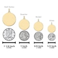 thumbnail image 2 of 14K Gold Round Medical Pendant - 3/4 Inch X 3/4 Inch, 2 of 2