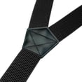 thumbnail image 4 of Black Hidden Suspenders for Men Under Clothes with 3 Snap Loop (1.48" Wide), 4 of 6