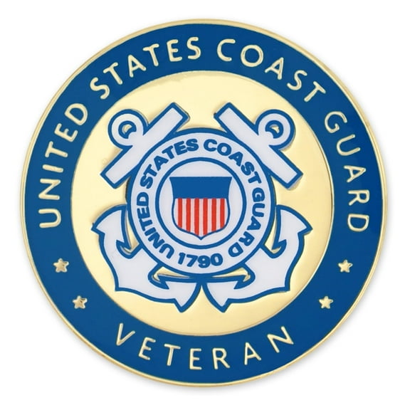 PinMart's Officially Licensed U.S. Coast Guard Veteran Lapel Pin