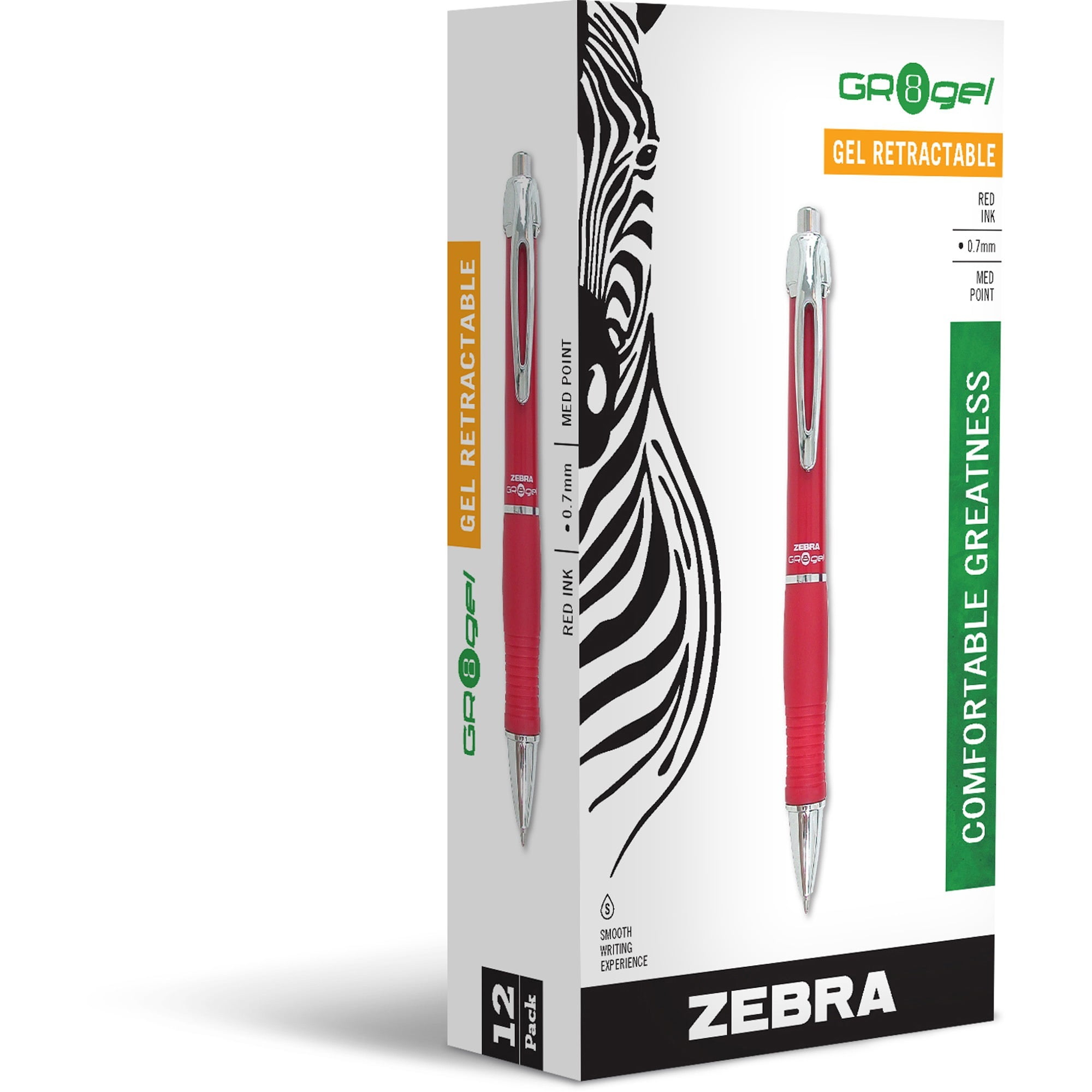 Zebra Pen, ZEB42630, Wide GR8 Gel Retractable Pens, 1 Dozen