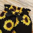 thumbnail image 6 of WOYY Newborn Girl's Outfits Long Sleeve Ruffles Romper Floral Pants with Headband Sets, 6 of 9