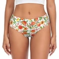 thumbnail image 1 of Balery Fruits Peach2 Ropa Interior de Algodón para Mujer con Dibujo – Braguitas Cómodas y Elásticas, Estilo Clásico-XX-Large, 1 of 6